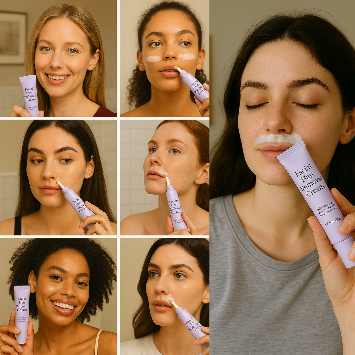 Velura™ Painless Hair Removal Cream Kit