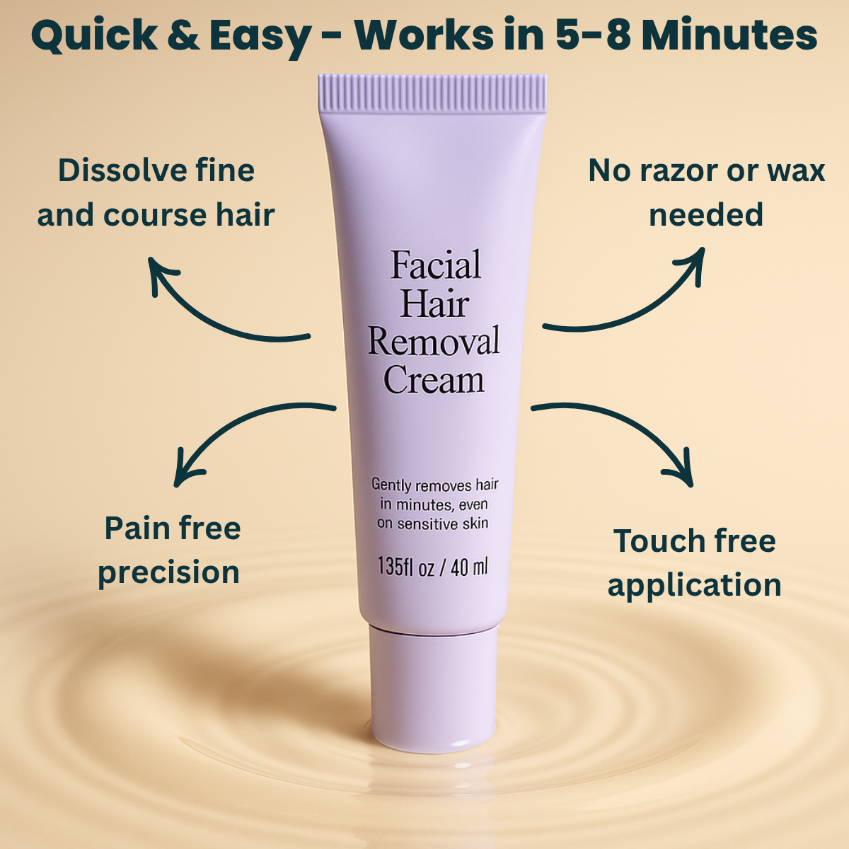 Velura™ Painless Hair Removal Cream Kit