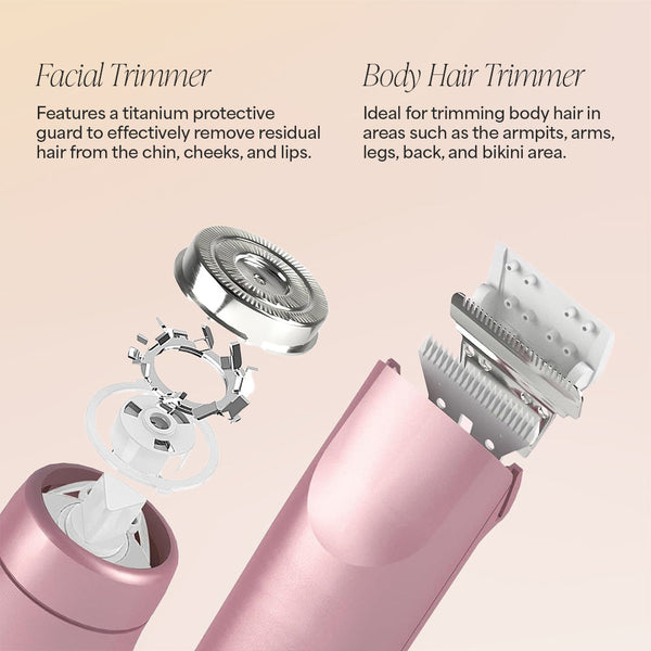 GlowTrim™ – 2-in-1 Face & Body Trimmer